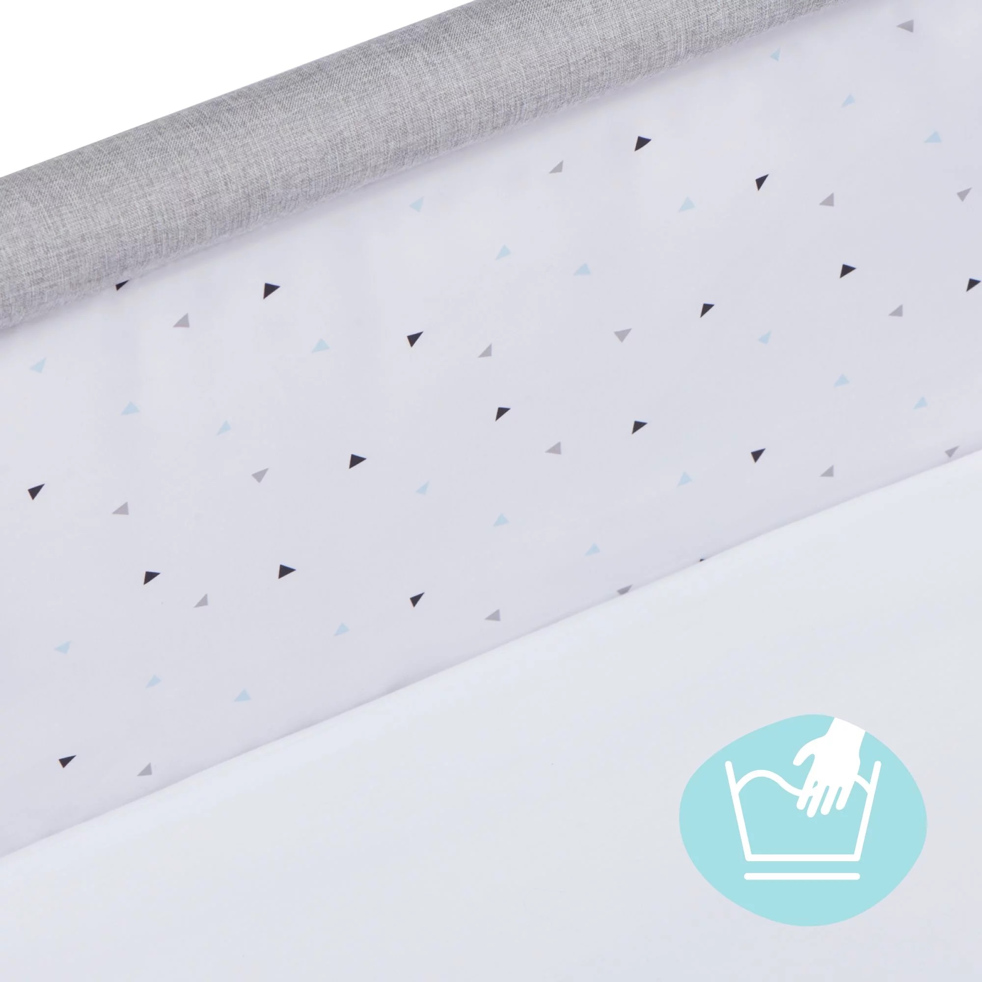 Kinderkraft NEST UP Bedside Crib Light Grey